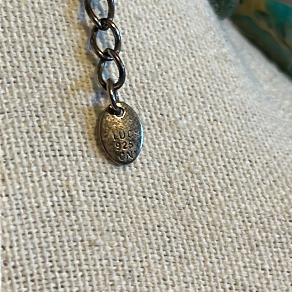 Sea Sefiment Jasper Necklace LUCAS LAMETH - Picture 15 of 16
